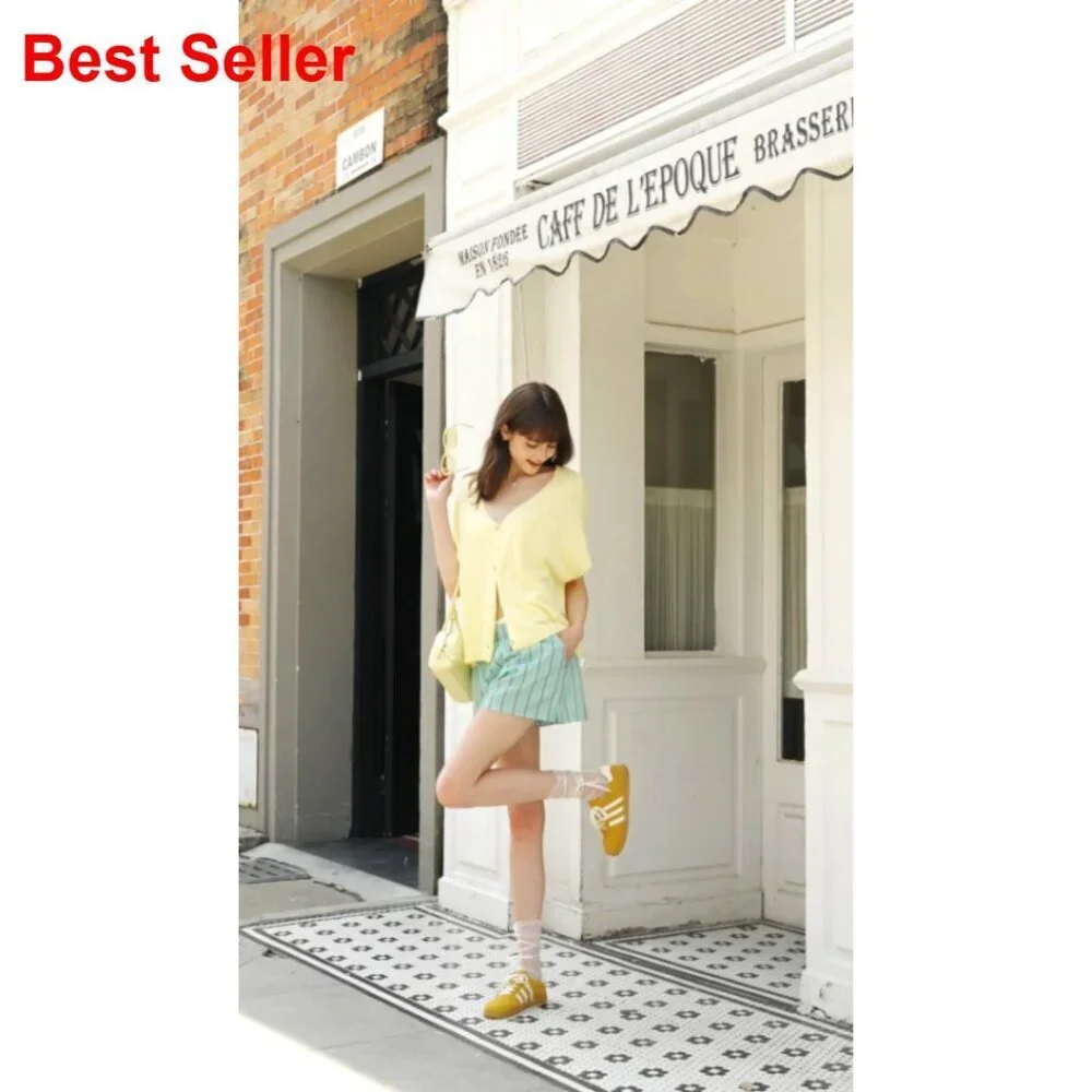 Oversized Batwing Sleeve V-Neck Cardigan Lightweight Knit Casual Top